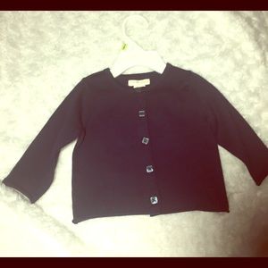 Navy Nautical Cardigan NWT 0-3 months